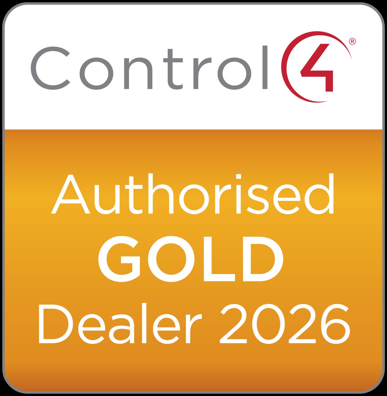 Control4 Authorised Gold Dealer 2026